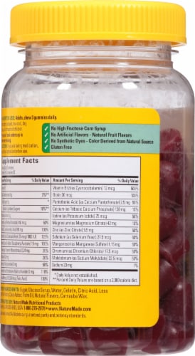 Nature Made® Advanced Multi For Adults Gummies Perspective: back