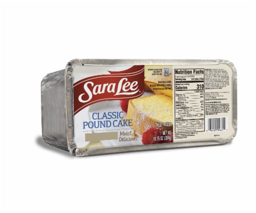 Sara Lee All Butter Pound Cake Perspective: back