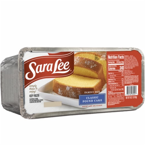 Sara Lee® Pound Cake Family Classic Perspective: back