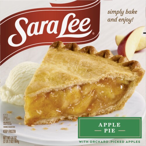 Sara Lee® Traditional Fruit Pie 9" Unbaked Apple 34oz Perspective: back