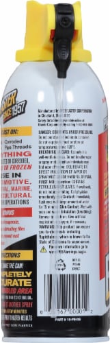 B'laster® Powerful Rust Penetrating Catalyst Aerosol Perspective: back