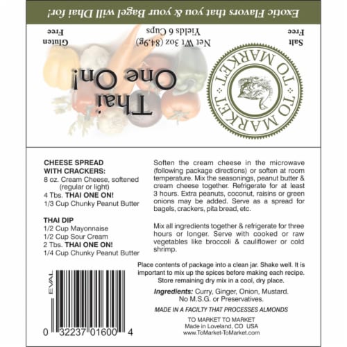 Thai One On! - Spice Mix & Seasoning Perspective: back