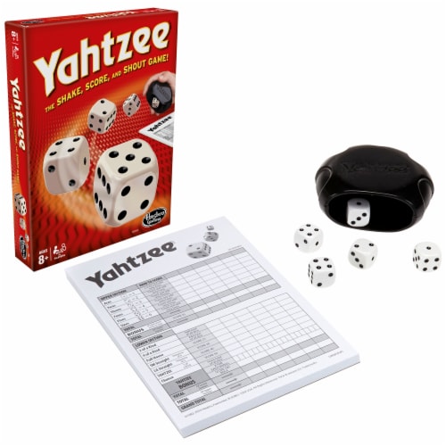 Hasbro Yahtzee Game Perspective: back