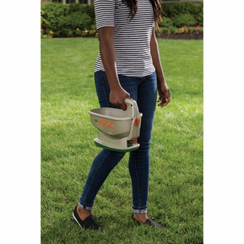 Scotts® Wizz™ Handheld Spreader Perspective: back