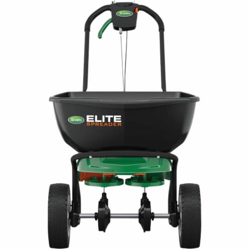 Scotts Elite 65 Lb. Broadcast Push Spreader 75902 Perspective: back