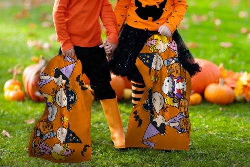 Jay Franco Peanuts Trick or Treat Pillowcase Perspective: back