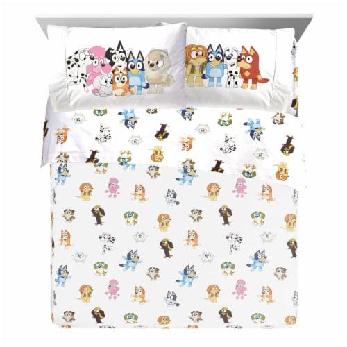 Sunny Side Up Bluey Sheet Set Perspective: back