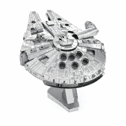 Fascinations ICONX 3D Large Millennium Falcon Metal Model Kit Perspective: back