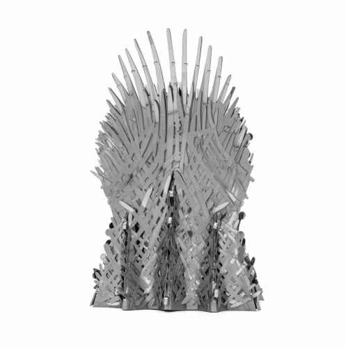 Fascinations Metal Earth ICONX 3D Metal Model Kit Game of Thrones Iron Throne Perspective: back
