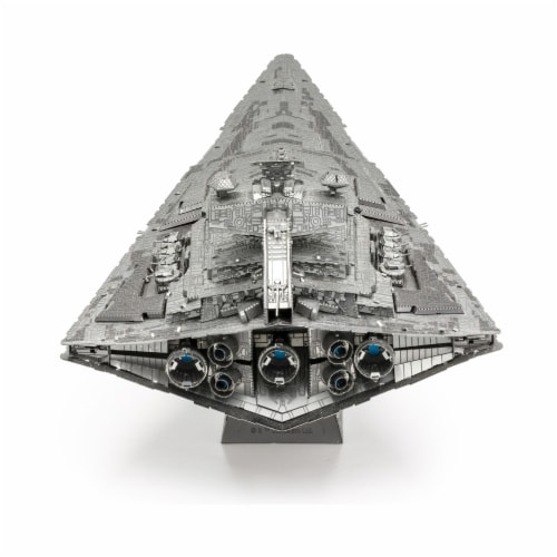 Fascinations Metal Earth ICONX Star Wars Imperial Star Destroyer 3D Metal Model Kit Perspective: back