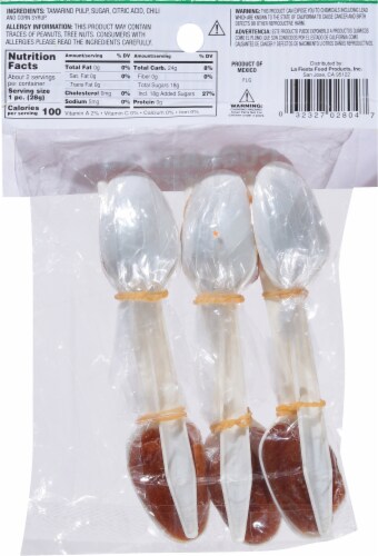 La Fiesta Chucharitas Tamarind Spoons Perspective: back
