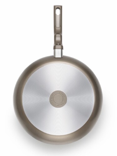 T-fal Ceramic Chef Frying Pan - Champagne Perspective: back