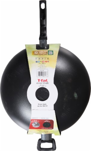T-fal® Essentials Wok Non Stick - Black Perspective: back