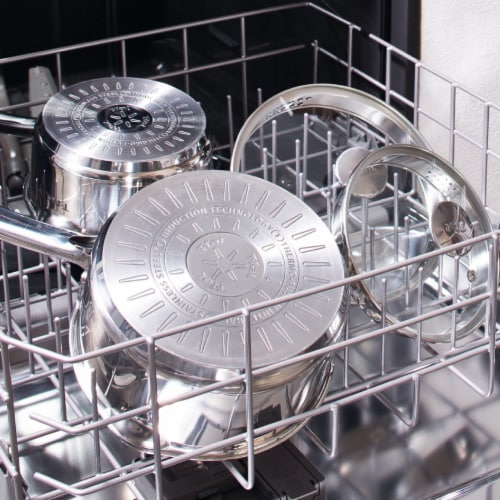 T-Fal Cook & Strain Pot Perspective: back