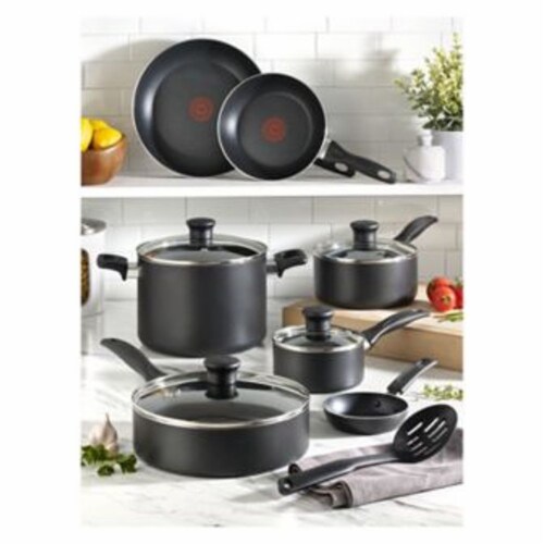 T-fal Pure Cook Nonstick Aluminum 18-Piece Cookware Set, 18 pc