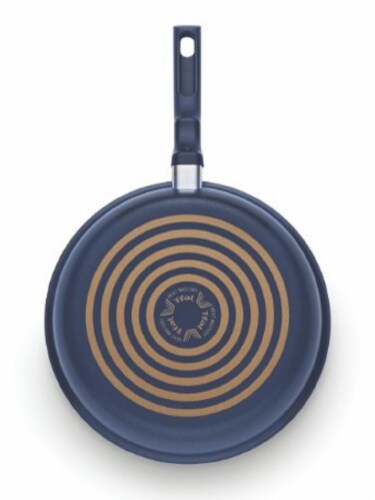 T-fal® Cook & Strain Non-Stick Frying Pan Perspective: back