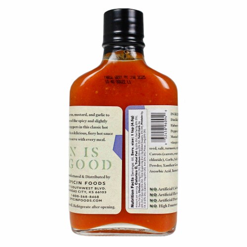 PAIN IS GOOD HABANERO HOT SAUCE Perspective: back