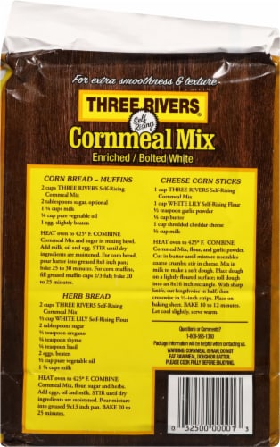 Three Rivers® Self Rising Cornmeal Mix Perspective: back