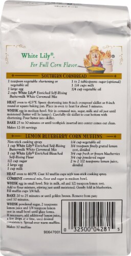 White Lily® Self-Rising Buttermilk White Cornmeal Mix Perspective: back