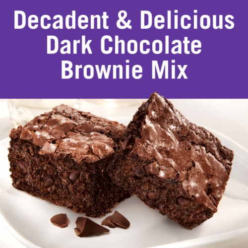 White Lily Dark Chocolate Brownie Mix, 18 Oz Box Perspective: back