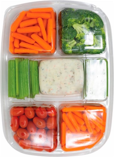 Earthbound Farm Organic Veggies with Ranch Dip Perspective: back