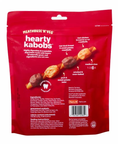 Hartz® Oinkies® Meathouse 'N' Veg™ Hearty Kabobs™ Perspective: back