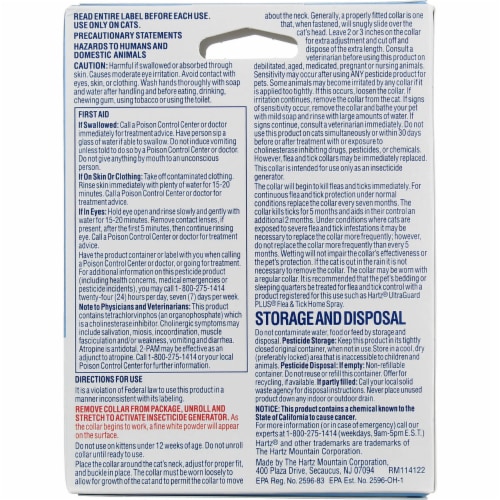 Hartz® UltraGuard Flea & Tick Collar for Cats and Kittens Perspective: back