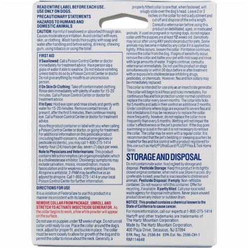 Hartz UltraGuard Flea & Tick Collar for Dogs, 26 inch Perspective: back
