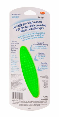 Hartz Chew 'n Clean Large Tuff Bone Dog Chew Toy Perspective: back