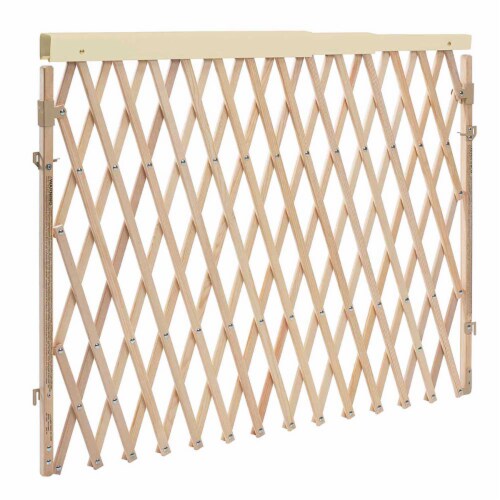 Evenflo Expansion Walk-Thru Room Divider Baby Gate - Natural Perspective: back