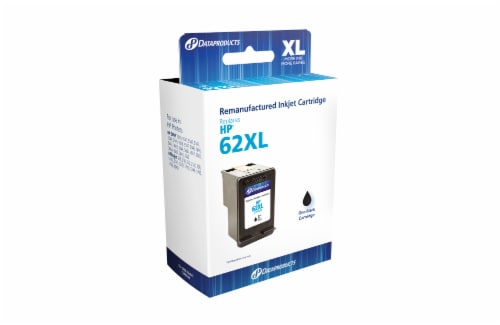 Dataproducts Remanufactured Inkjet Cartridge for HP 62XL - Black Perspective: back