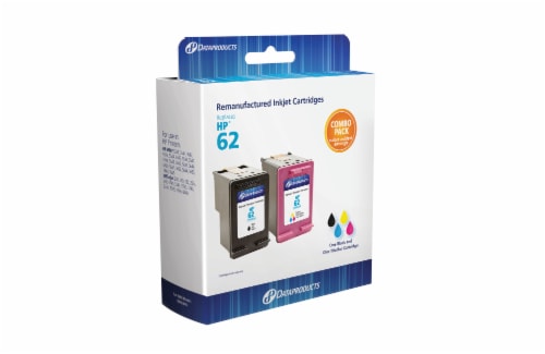 Oneerlijk Behandeling spannend Dataproducts Remanufactured Inkjet Cartridges for HP 62 - Black/Tri-Color,  2 pk - Fred Meyer