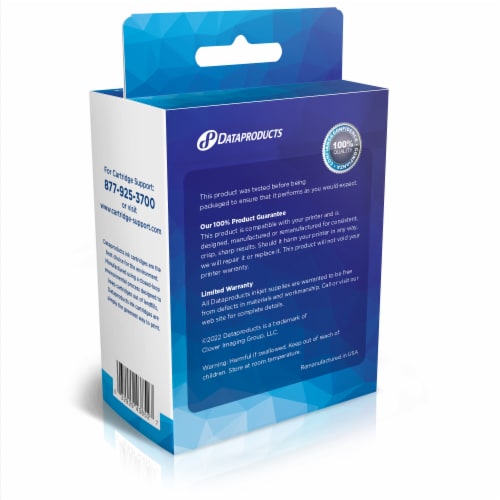 Dataproducts HP 67XL Ink Black Remanufactured Inkjet Cartridge Perspective: back