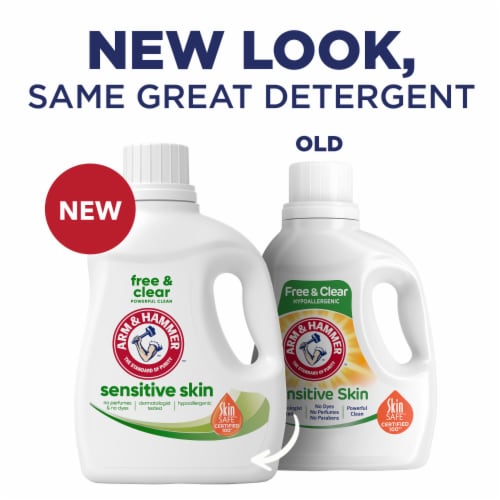 Arm & Hammer™ Free and Clear Liquid Laundry Detergent Perspective: back