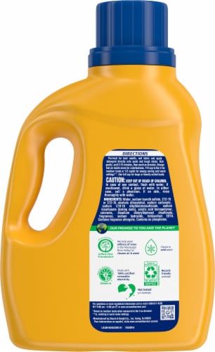 Arm & Hammer™ Clean Burst Liquid Laundry Detergent Perspective: back