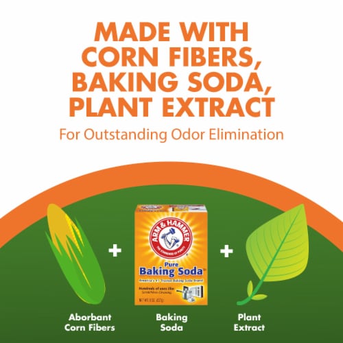 ARM & HAMMER Naturals Double Duty Clumping Cat Litter Perspective: back