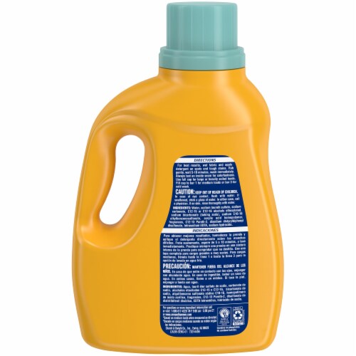 Arm & Hammer Sensitive Skin Plus Fresh Scent Liquid Laundry Detergent Perspective: back
