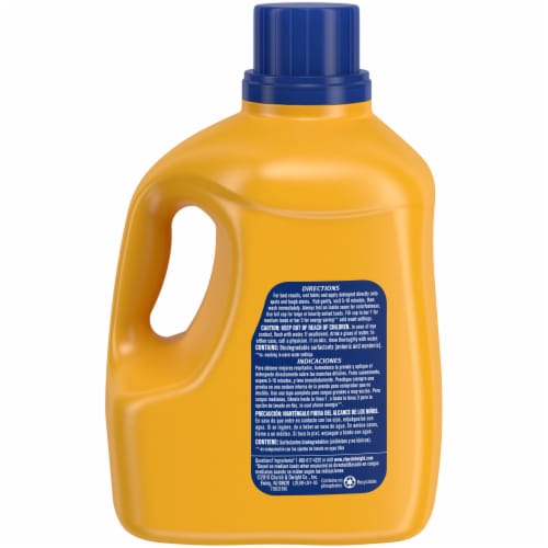Arm & Hammer Clean Burst Liquid Laundry Detergent Perspective: back