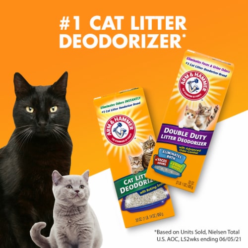 ARM & HAMMER Double Duty Cat Litter Deodorizer Perspective: back
