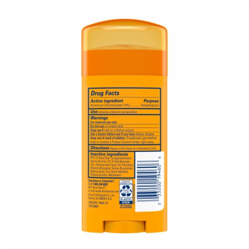Arm & Hammer™ Ultra Max Invisible Solid Unscented Deodorant Perspective: back