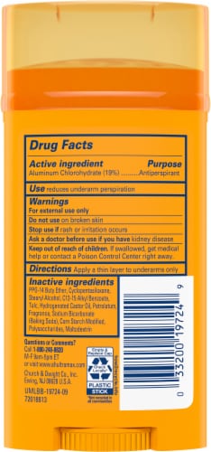 Arm & Hammer™ Ultra Max™ Antiperspirant Deodorant Stick Fresh Perspective: back