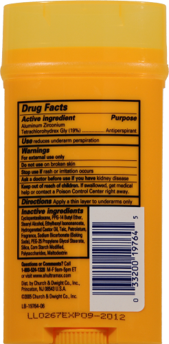 Arm & Hammer™ UltraMax™ Solid Antiperspirant Cool Blast Deodorant Perspective: back