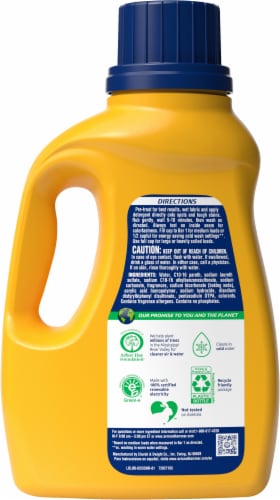 Arm & Hammer™ Deep Clean Odor Formula Radiant Burst Liquid Laundry Detergent Perspective: back