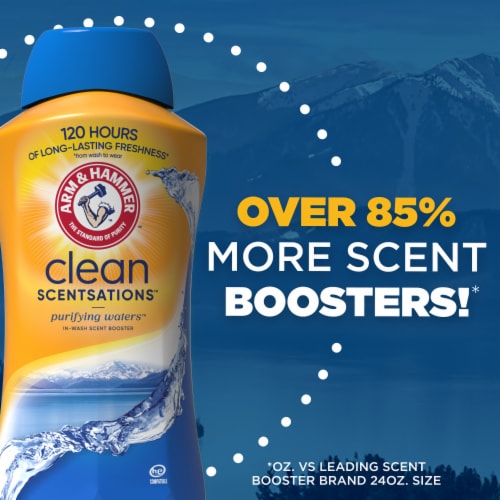 ARM & HAMMER Clean Scentsations Purifying Waters In-Wash Scent Booster Perspective: back