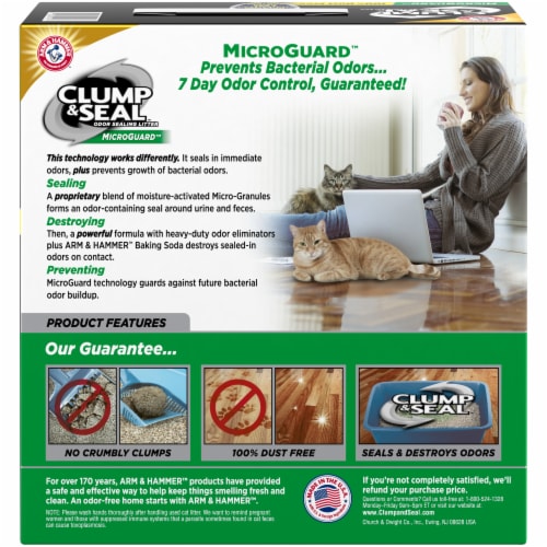 Clump and seal microguard 28 lbs outlet
