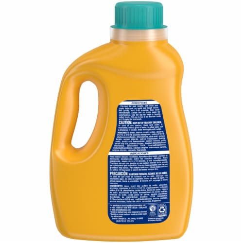 Arm & Hammer Plus Oxi Clean Fade Defense Sparkling Waters Liquid Laundry Detergent Perspective: back