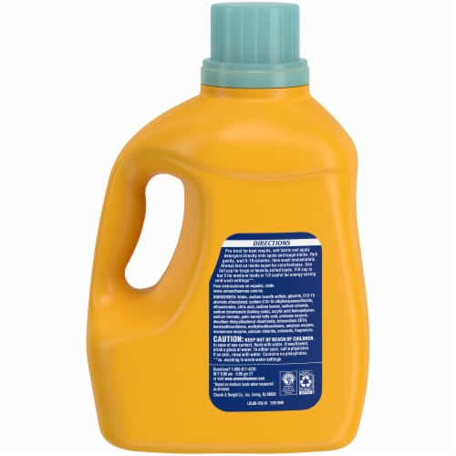 Arm & Hammer Plus Oxi Clean with Fade Defense Sparkling Waters Liquid Laundry Detergent Perspective: back