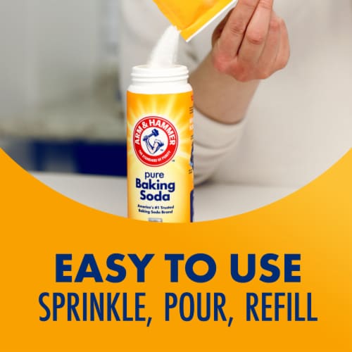ARM & HAMMER Pure Baking Soda Refillable Shaker Perspective: back