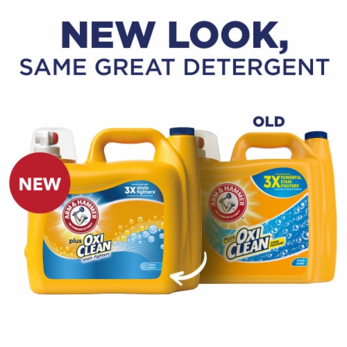 Arm & Hammer™ Fresh Scent Plus Oxi Clean™ Liquid Laundry Detergent Perspective: back