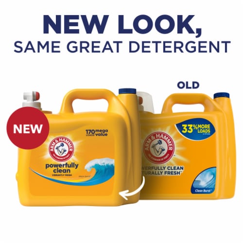 Arm & Hammer™ Mega Value Clean Burst™ Laundry Detergent Perspective: back